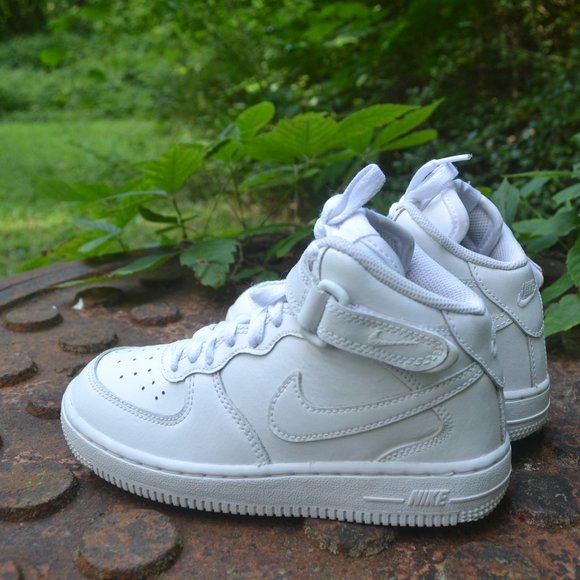 nike Other - Nike Air Force 1 Mid White Size 13C
